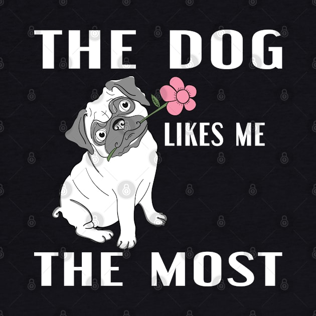 The Dog Likes Me The Most by designnas2